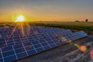 Idaho Agricultural Solar Installation in Field