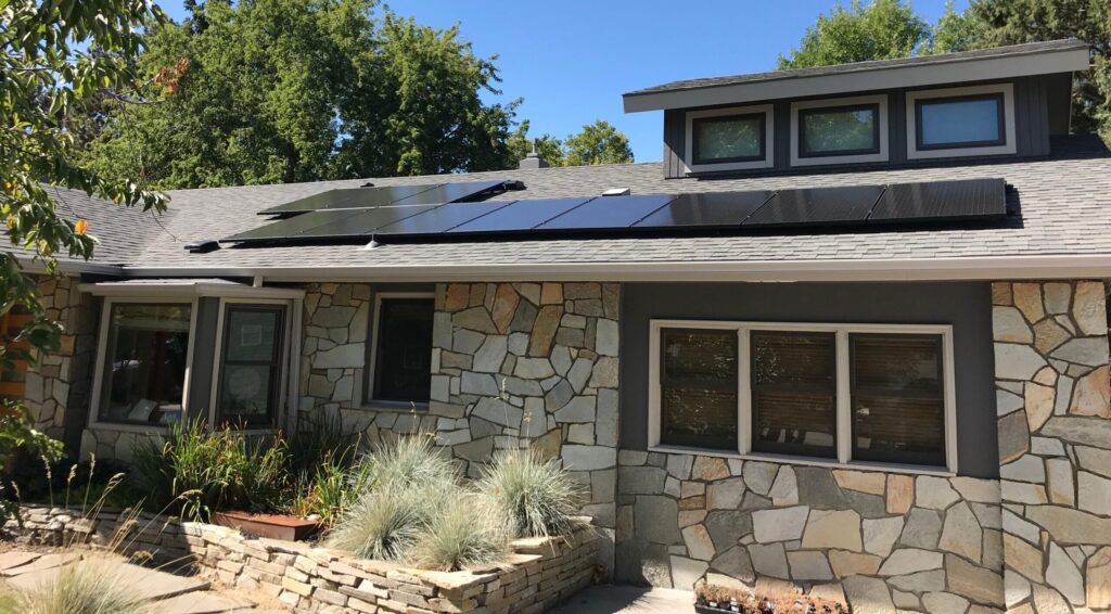 Residential solar installation Idaho
